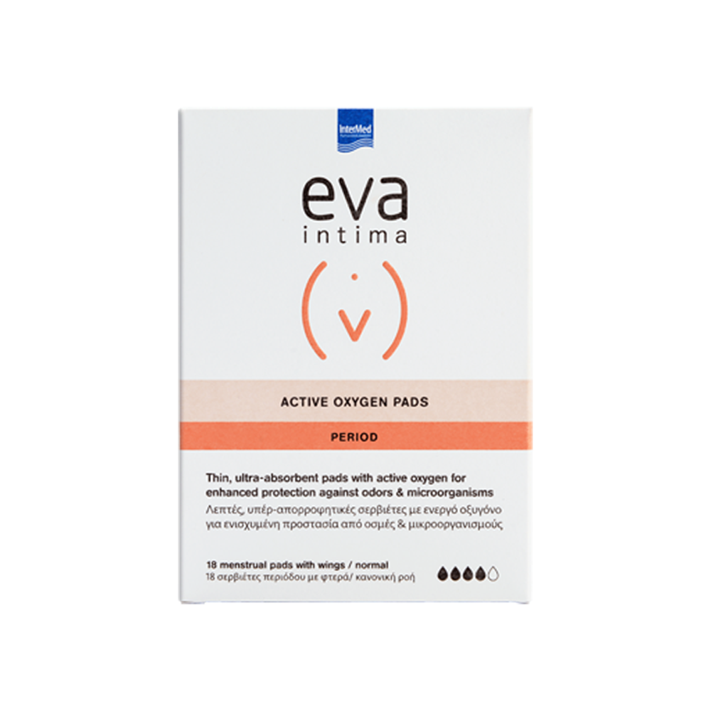 INTERMED - EVA INTIMA Active Oxygen Pads - 18τεμ.